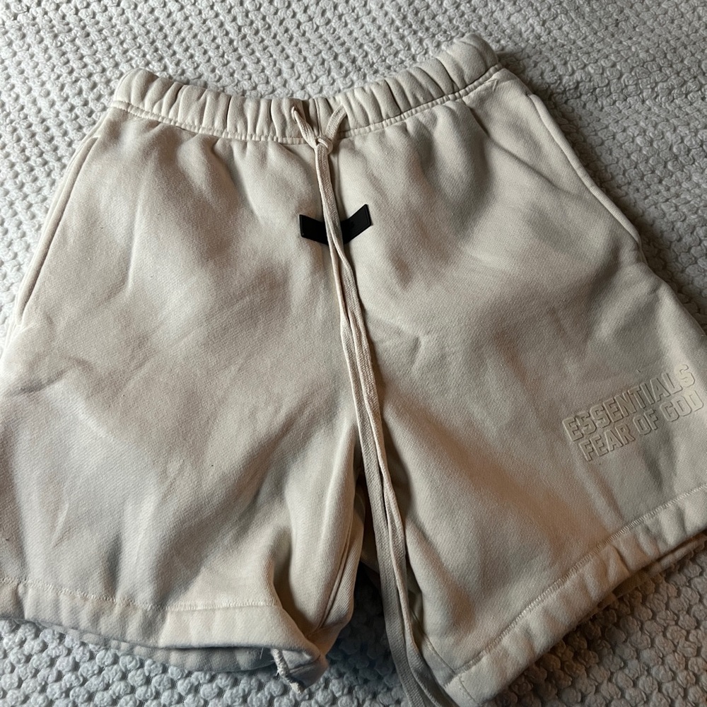 Fear of God Essentials Sweatshort - cream - size XXS